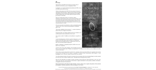 I 12 Anelli segreti della Famiglia Yang Parte 1-9  Lift Hands Vol 2-10